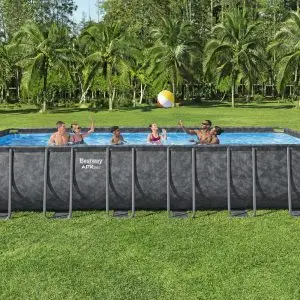 בריכה בסטוואי אולטרה מלבנית דגם חדש 2025  732X366X132 מ' כולל סולם כיסוי מ.חול 1600 מקט 561KG  גלון וצמר גפן יבואן רשמי בסטוואי