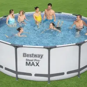 נגמרה במלאי בריכה עגולה אולטרה מקס 427X122 סולם,כיסוי ומשאבת פילטר 800 גלון מק"ט 5612X יבואן רישמי בסטוואי