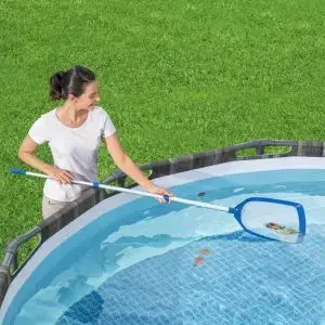 רשת עלים עם מוט טלסקופי 1.20 מטר