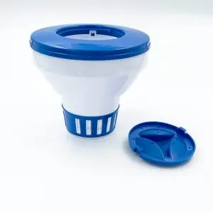 כלורינטור מצוף מתקן לטבליות בבריכה